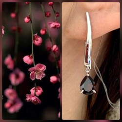 *Серьги Прищепки Гранат Пироп арт. 02-1988/00ГР-00-101 Вес 5,39 г - фото 223602 *Серьги Прищепки Гранат Пироп арт. 02-1988/00ГР-00-101 Вес 5,39 г - фото 223602