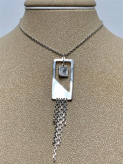 *Колье р.50 Белый Фианит арт. 441-10-804р-508 Вес 4,31 г - фото 224247 *Колье р.50 Белый Фианит арт. 441-10-804р-508 Вес 4,31 г - фото 224247