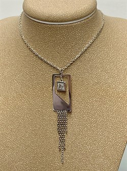*Колье р.50 Белый Фианит арт. 441-10-804р-508 Вес 4,31 г - фото 224249 *Колье р.50 Белый Фианит арт. 441-10-804р-508 Вес 4,31 г - фото 224249