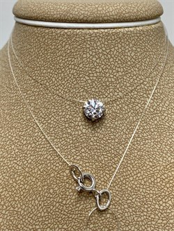 *Колье р.40 Белый Фианит арт. с1.01.01.00-790 Вес 0,8 г - фото 224274 *Колье р.40 Белый Фианит арт. с1.01.01.00-790 Вес 0,8 г - фото 224274