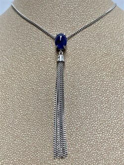 *Колье р.45-50 Сапфир арт. Кц-2301-5рк1108-952 (Вес 4,56 г) - фото 224432 *Колье р.45-50 Сапфир арт. Кц-2301-5рк1108-952 (Вес 4,56 г) - фото 224432