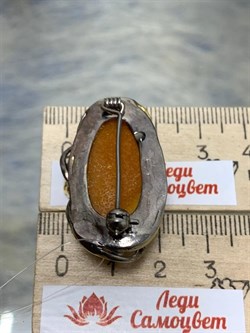 *Брошь Янтарь арт. 41060100619-096 (Вес 9,9г) - фото 224495 *Брошь Янтарь арт. 41060100619-096 (Вес 9,9г) - фото 224495