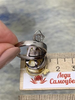 *Кольцо р.17 Янтарь арт. 43030102546-541 (Вес 5,83г) - фото 224545 *Кольцо р.17 Янтарь арт. 43030102546-541 (Вес 5,83г) - фото 224545