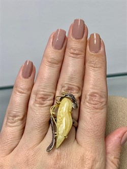 *Кольцо р.17 Янтарь арт. 43030102546-553 (Вес 7,36г) - фото 224554 *Кольцо р.17 Янтарь арт. 43030102546-553 (Вес 7,36г) - фото 224554