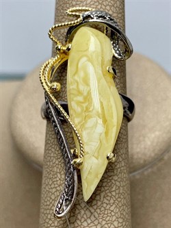 *Кольцо р.17 Янтарь арт. 43030102546-553 (Вес 7,36г) - фото 224559 *Кольцо р.17 Янтарь арт. 43030102546-553 (Вес 7,36г) - фото 224559