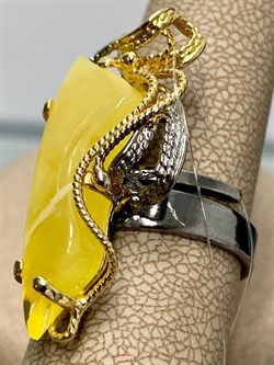 *Кольцо р.17 Янтарь арт. 43030102546-604 (Вес 5,27г) - фото 224639 *Кольцо р.17 Янтарь арт. 43030102546-604 (Вес 5,27г) - фото 224639