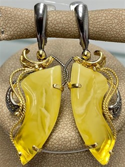 *Серьги Янтарь арт. 43020102546-862 (Вес 10,04г) - фото 224644 *Серьги Янтарь арт. 43020102546-862 (Вес 10,04г) - фото 224644