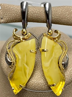 *Серьги Янтарь арт. 43020102546-862 (Вес 10,04г) - фото 224646 *Серьги Янтарь арт. 43020102546-862 (Вес 10,04г) - фото 224646