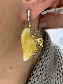 *Серьги Янтарь арт. 43022102546-034 (Вес 13,06 г) - фото 224650 *Серьги Янтарь арт. 43022102546-034 (Вес 13,06 г) - фото 224650