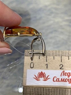 *Серьги Янтарь арт. 43020216546-119 (Вес 8,71г) - фото 224714 *Серьги Янтарь арт. 43020216546-119 (Вес 8,71г) - фото 224714