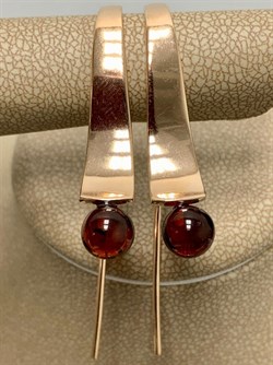 *Серьги Петли Коньячный Янтарь арт. 95020200401-233 Вес 4,91г - фото 224807 *Серьги Петли Коньячный Янтарь арт. 95020200401-233 Вес 4,91г - фото 224807