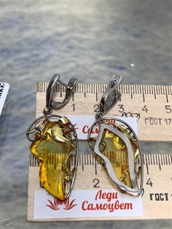 *Серьги Янтарь арт. 43022108573-468 (Вес 11,86г) - фото 224814 *Серьги Янтарь арт. 43022108573-468 (Вес 11,86г) - фото 224814