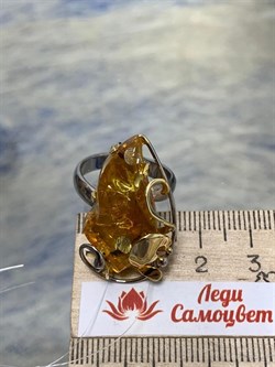 *Кольцо р.17 Янтарь арт. 43032108573-248 (Вес 8,33г) - фото 224825 *Кольцо р.17 Янтарь арт. 43032108573-248 (Вес 8,33г) - фото 224825