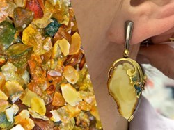 *Серьги Янтарь арт. 43020108573-454 (Вес 8,61г) - фото 224848 *Серьги Янтарь арт. 43020108573-454 (Вес 8,61г) - фото 224848