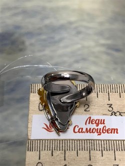 *Кольцо р.17 Янтарь арт. 43030108573-120 (Вес 7,26г) - фото 224859 *Кольцо р.17 Янтарь арт. 43030108573-120 (Вес 7,26г) - фото 224859