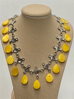 *Колье р.50 Янтарь арт. 25050100023-887 Вес 43,31г - фото 224948 *Колье р.50 Янтарь арт. 25050100023-887 Вес 43,31г - фото 224948