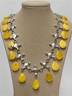 *Колье р.50 Янтарь арт. 25050100023-887 Вес 43,31г - фото 224949 *Колье р.50 Янтарь арт. 25050100023-887 Вес 43,31г - фото 224949