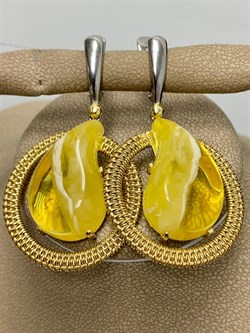 *Серьги Янтарь арт. 43022112591-748 (Вес 13,18 г) - фото 224994 *Серьги Янтарь арт. 43022112591-748 (Вес 13,18 г) - фото 224994