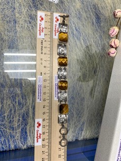 *Браслет р.18 Тигровый Глаз Африка арт. 37-БРР157/1-38-558/2-1000912902880180 (вес 28,8 г) - фото 225023 *Браслет р.18 Тигровый Глаз Африка арт. 37-БРР157/1-38-558/2-1000912902880180 (вес 28,8 г) - фото 225023