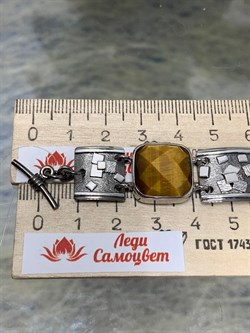 *Браслет р.18 Тигровый Глаз Африка арт. 37-БРР157/1-38-558/2-1000912902880180 (вес 28,8 г) - фото 225024 *Браслет р.18 Тигровый Глаз Африка арт. 37-БРР157/1-38-558/2-1000912902880180 (вес 28,8 г) - фото 225024