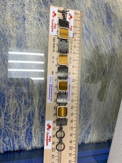 *Браслет р.18 Тигровый Глаз Африка арт. 37-БРР157/1-38-558/2-1000912902880180 (вес 28,8 г) - фото 225025 *Браслет р.18 Тигровый Глаз Африка арт. 37-БРР157/1-38-558/2-1000912902880180 (вес 28,8 г) - фото 225025