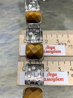 *Браслет р.18 Тигровый Глаз Африка арт. 37-БРР157/1-38-558/2-1000912902880180 (вес 28,8 г) - фото 225026 *Браслет р.18 Тигровый Глаз Африка арт. 37-БРР157/1-38-558/2-1000912902880180 (вес 28,8 г) - фото 225026