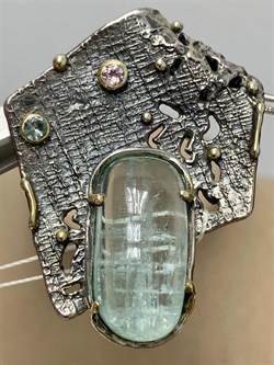 *Брошь-Кулон Аквамарин арт. BO0915BRL SARKISSIAN (вес 12,26 г) - фото 225069 *Брошь-Кулон Аквамарин арт. BO0915BRL SARKISSIAN (вес 12,26 г) - фото 225069