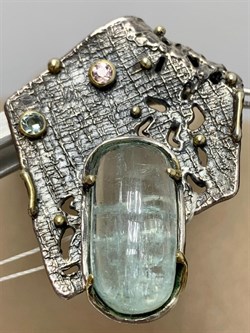 *Брошь-Кулон Аквамарин арт. BO0915BRL SARKISSIAN (вес 12,26 г) - фото 225070 *Брошь-Кулон Аквамарин арт. BO0915BRL SARKISSIAN (вес 12,26 г) - фото 225070