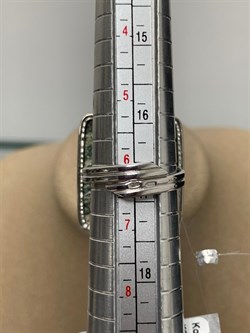 *Кольцо р.17 Змеевик Серпентин арт. 37-КРР050-38-4.127П-1002300801172000 (вес 11,72 г) - фото 225129 *Кольцо р.17 Змеевик Серпентин арт. 37-КРР050-38-4.127П-1002300801172000 (вес 11,72 г) - фото 225129