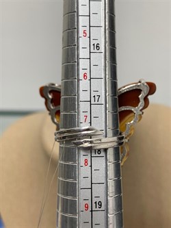*Кольцо р.18 Бабочка Агат арт. 37-КРР054-38-543/9-0012168801237000 (вес 12,37 г) - фото 225193 *Кольцо р.18 Бабочка Агат арт. 37-КРР054-38-543/9-0012168801237000 (вес 12,37 г) - фото 225193