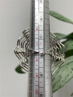 *Кольцо р.18 Друза Аметист Бразилия арт. 37-SC3705-48-2.13П-2-1002158401967000 (вес 19,67 г) - фото 225251