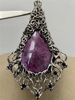 *Подвеска Корунд Рубин Африка  арт. ЧС37-SC0274-48-4.66П-1-0018880303728000 (вес 37,28 г) - фото 225322 *Подвеска Корунд Рубин Африка  арт. ЧС37-SC0274-48-4.66П-1-0018880303728000 (вес 37,28 г) - фото 225322