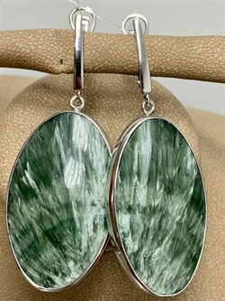 *Серьги Серафинит арт. 37-СРР050-38-4.62П-1002223101906000 (вес 19,06 г) - фото 225365 *Серьги Серафинит арт. 37-СРР050-38-4.62П-1002223101906000 (вес 19,06 г) - фото 225365