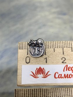 *Сувенир Серебряная Монета Мышь арт. МК-02ч-626 Вес 1,42 г - фото 225700