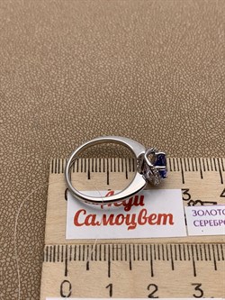 *Кольцо р.18,2 Танзанит цв Белое арт. 1_02088-952 (вес 3,76 г) - фото 225751 *Кольцо р.18,2 Танзанит цв Белое арт. 1_02088-952 (вес 3,76 г) - фото 225751