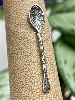 *Сувенир Ложка-Загребушка арт Л-105ч Вес около 0,6 г - фото 225802