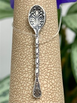 *Сувенир Ложка-Загребушка арт Л-105ч Вес около 0,6 г - фото 225803