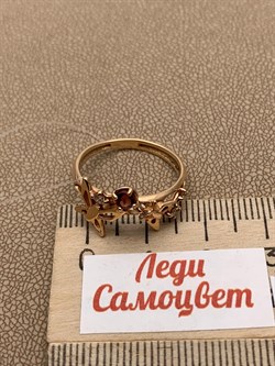 *Кольцо р.18 Гранат цв Красное арт. 1_01306-954 вес 2,7 г - фото 226037 *Кольцо р.18 Гранат цв Красное арт. 1_01306-954 вес 2,7 г - фото 226037