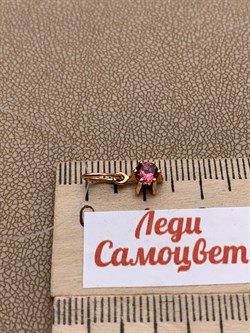 *Подвеска Розовый Турмалин цв Красное арт. 3_00240-271 вес 0,52 г - фото 226069 *Подвеска Розовый Турмалин цв Красное арт. 3_00240-271 вес 0,52 г - фото 226069