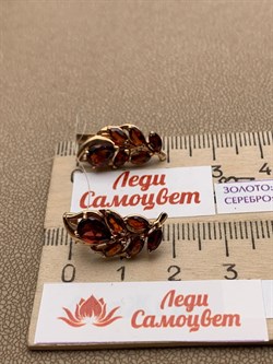 *Серьги Гранат цв Красное арт. 2_02977-686 вес 4,68 г - фото 226139 *Серьги Гранат цв Красное арт. 2_02977-686 вес 4,68 г - фото 226139