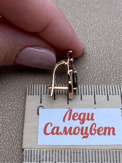 *Серьги Гранат цв Красное арт. 2_02977-686 вес 4,68 г - фото 226142 *Серьги Гранат цв Красное арт. 2_02977-686 вес 4,68 г - фото 226142