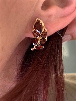 *Серьги Гранат цв Красное арт. 2_02977-686 вес 4,68 г - фото 226144 *Серьги Гранат цв Красное арт. 2_02977-686 вес 4,68 г - фото 226144