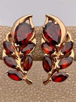 *Серьги Гранат цв Красное арт. 2_02977-686 вес 4,68 г - фото 226145 *Серьги Гранат цв Красное арт. 2_02977-686 вес 4,68 г - фото 226145