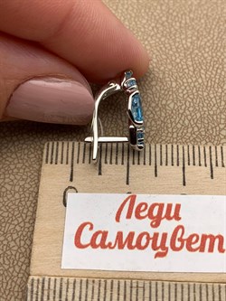 *Серьги Топаз цв Белое арт. 2_04221-184 (вес 3,6 г) - фото 226215 *Серьги Топаз цв Белое арт. 2_04221-184 (вес 3,6 г) - фото 226215