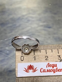 *Кольцо р.18,5 Бриллианит Фианит арт. 1-4003р220-009 Вес 1,97 г - фото 226425 *Кольцо р.18,5 Бриллианит Фианит арт. 1-4003р220-009 Вес 1,97 г - фото 226425