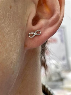 *Серьги Пусеты Фианит арт. ПСЛ-8.0р200-672 (Вес около 1,2 г) - фото 226437 *Серьги Пусеты Фианит арт. ПСЛ-8.0р200-672 (Вес около 1,2 г) - фото 226437