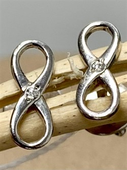 *Серьги Пусеты Фианит арт. ПСЛ-8.0р200-672 (Вес около 1,2 г) - фото 226438 *Серьги Пусеты Фианит арт. ПСЛ-8.0р200-672 (Вес около 1,2 г) - фото 226438