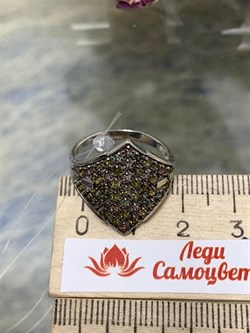 *Кольцо р.19,5 Турмалин Бразилия микс арт. К-3833рсч428-213 (Вес 3,37 г) - фото 226469 *Кольцо р.19,5 Турмалин Бразилия микс арт. К-3833рсч428-213 (Вес 3,37 г) - фото 226469