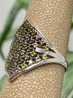 *Кольцо р.19,5 Турмалин Бразилия микс арт. К-3833рсч428-213 (Вес 3,37 г) - фото 226471 *Кольцо р.19,5 Турмалин Бразилия микс арт. К-3833рсч428-213 (Вес 3,37 г) - фото 226471