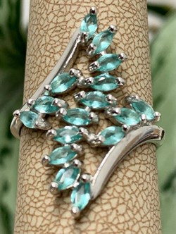 *Кольцо р.18 Топаз синт арт. к0494р102-427 (Вес 2,68 г) - фото 226547 *Кольцо р.18 Топаз синт арт. к0494р102-427 (Вес 2,68 г) - фото 226547